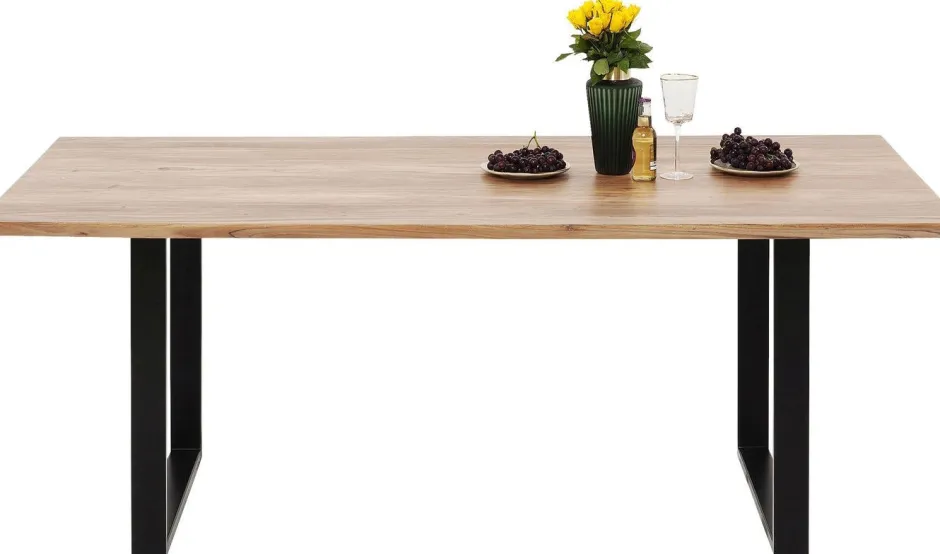 Best Eettafel Symphony Zwart 200x100cm Kasten|Tafels