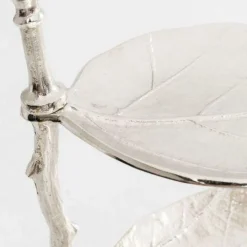 Outlet Etagere Leaf Zilver Opbergers|Kasten