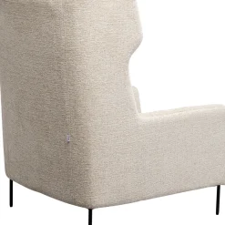 Hot Fauteuil + Hocker Quinn High Beige Kasten|Fauteuils