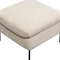 Hot Fauteuil + Hocker Quinn High Beige Kasten|Fauteuils