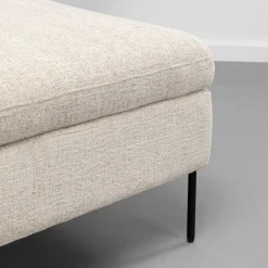 Hot Fauteuil + Hocker Quinn High Beige Kasten|Fauteuils