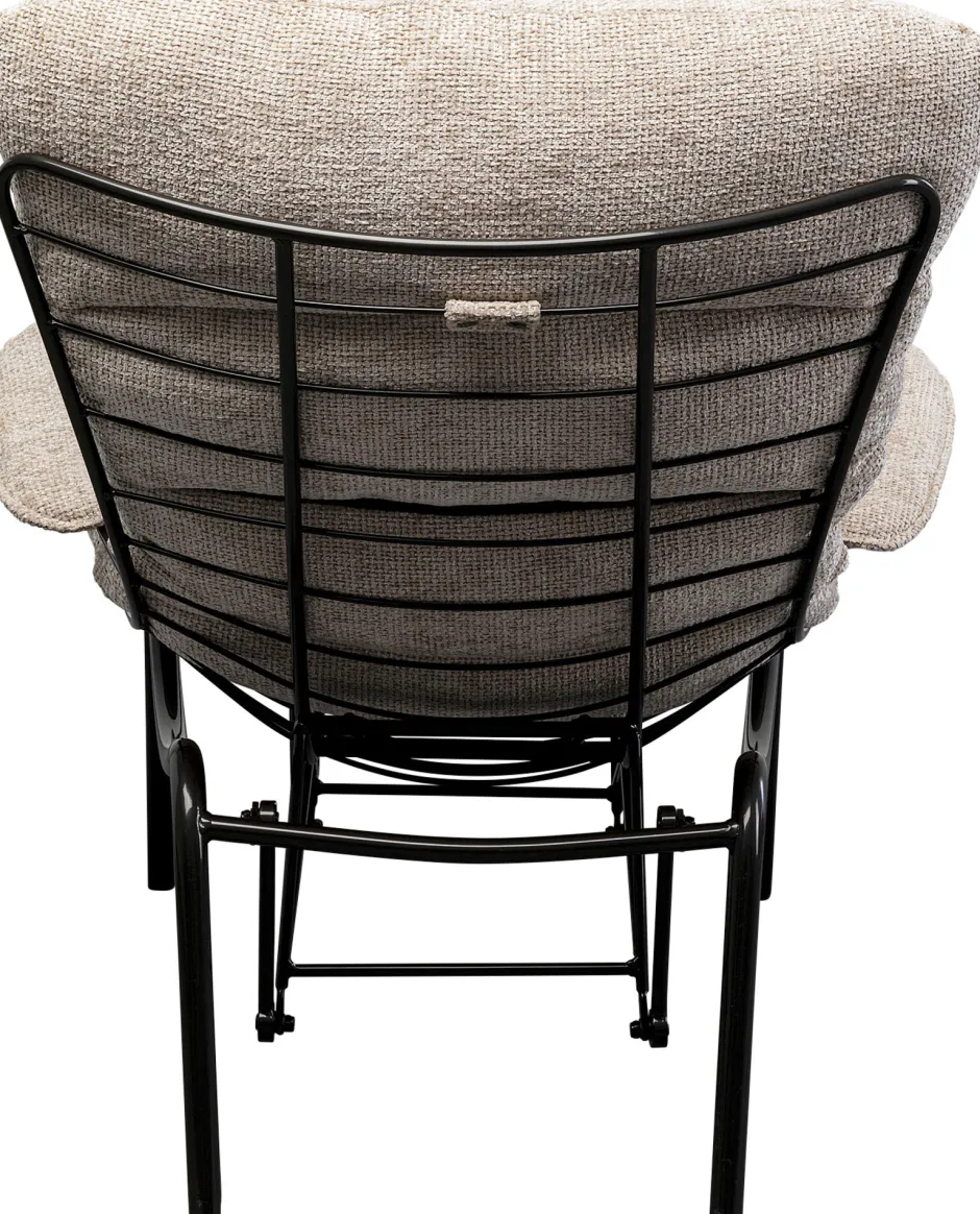 Flash Sale Fauteuil + Hocker Vienna Swing Beige Kasten|Fauteuils