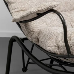 Flash Sale Fauteuil + Hocker Vienna Swing Beige Kasten|Fauteuils