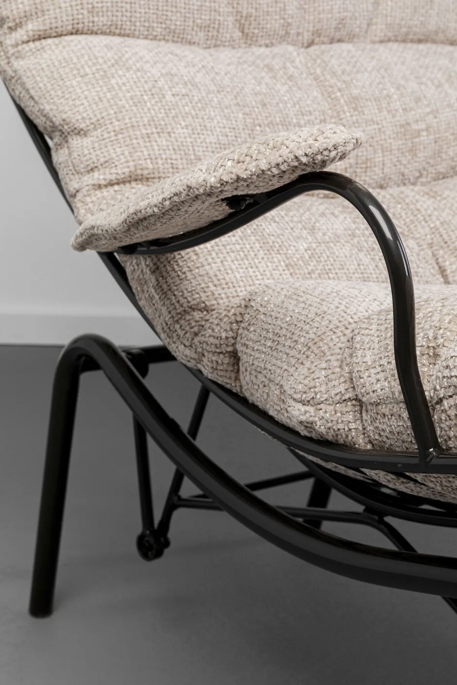 Flash Sale Fauteuil + Hocker Vienna Swing Beige Kasten|Fauteuils