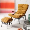 Shop Fauteuil + Hocker Vienna Swing Yellow Kasten|Fauteuils