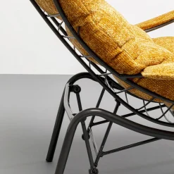 Shop Fauteuil + Hocker Vienna Swing Yellow Kasten|Fauteuils