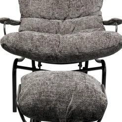 Best Sale Fauteuil + Hocker Vienna Swing Grey Kasten|Fauteuils