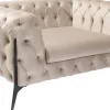 Store Fauteuil Bellissima Velvet Taupe 120cm Kasten|Fauteuils
