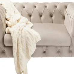 Store Fauteuil Bellissima Velvet Taupe 120cm Kasten|Fauteuils