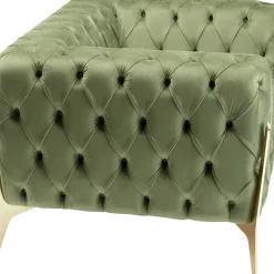 Hot Fauteuil Bellissima Velvet Green 120cm Kasten|Fauteuils