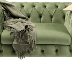 Hot Fauteuil Bellissima Velvet Green 120cm Kasten|Fauteuils