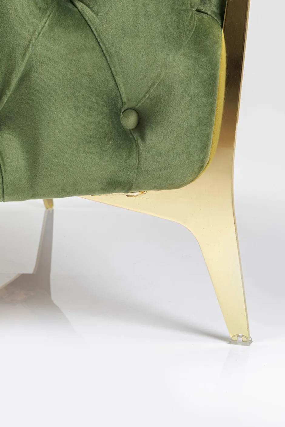 Hot Fauteuil Bellissima Velvet Green 120cm Kasten|Fauteuils