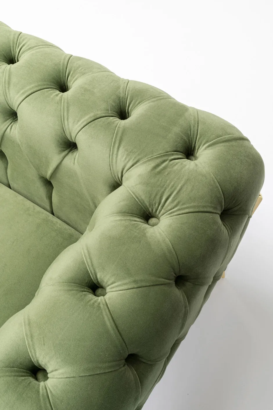 Hot Fauteuil Bellissima Velvet Green 120cm Kasten|Fauteuils