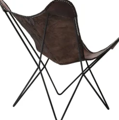 Outlet Fauteuil Butterfly Bruin Econo Kasten|Fauteuils