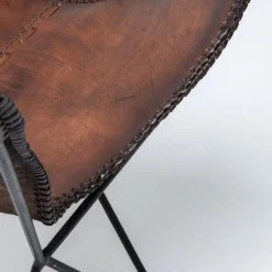Outlet Fauteuil Butterfly Bruin Econo Kasten|Fauteuils