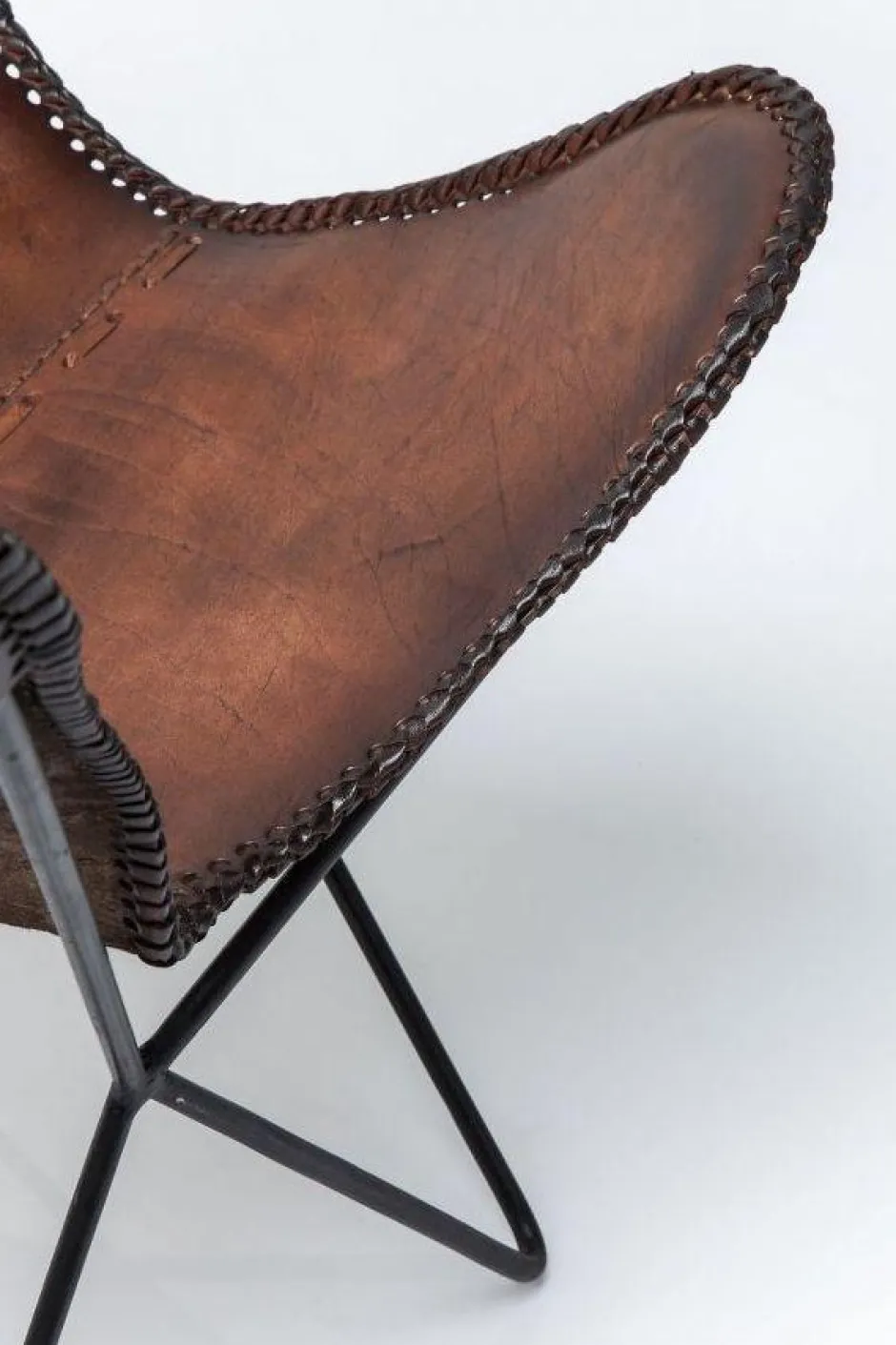 Outlet Fauteuil Butterfly Bruin Econo Kasten|Fauteuils