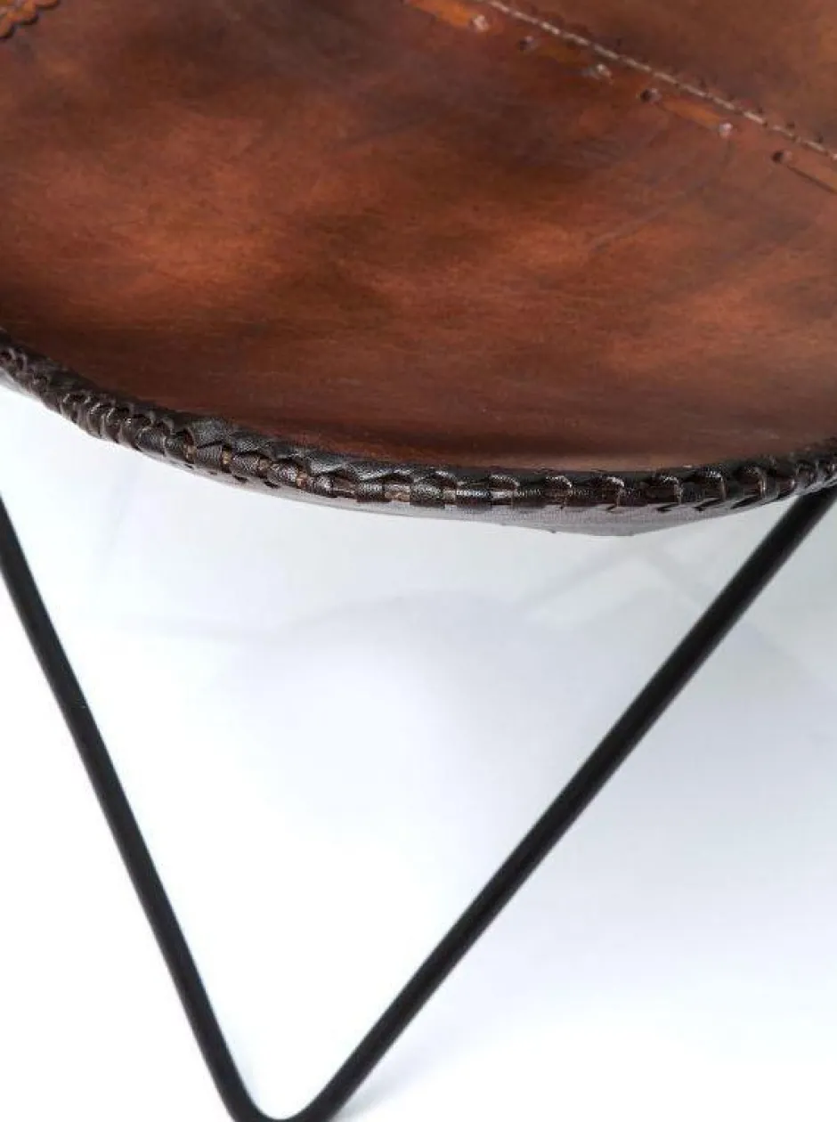 Outlet Fauteuil Butterfly Bruin Econo Kasten|Fauteuils