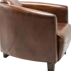New Fauteuil Cigar Lounge Bruin Kasten|Fauteuils