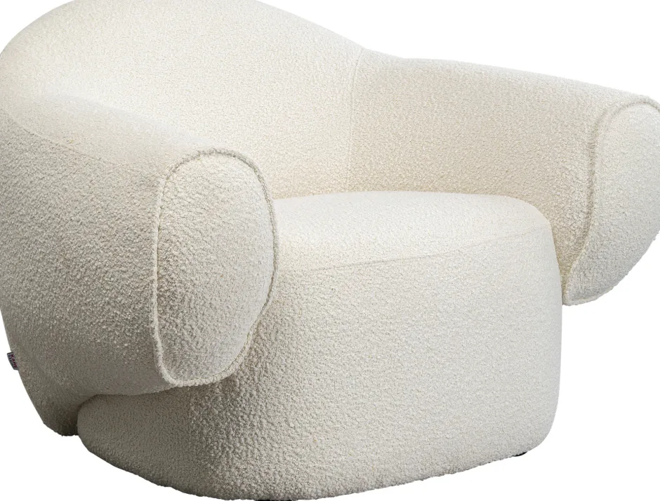 Flash Sale Fauteuil Dreamy Boucle Cream Kasten|Fauteuils
