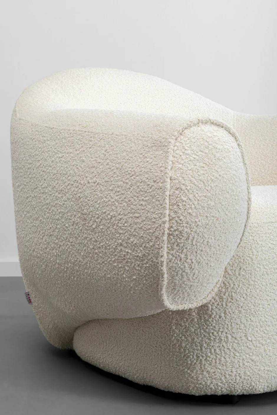 Flash Sale Fauteuil Dreamy Boucle Cream Kasten|Fauteuils