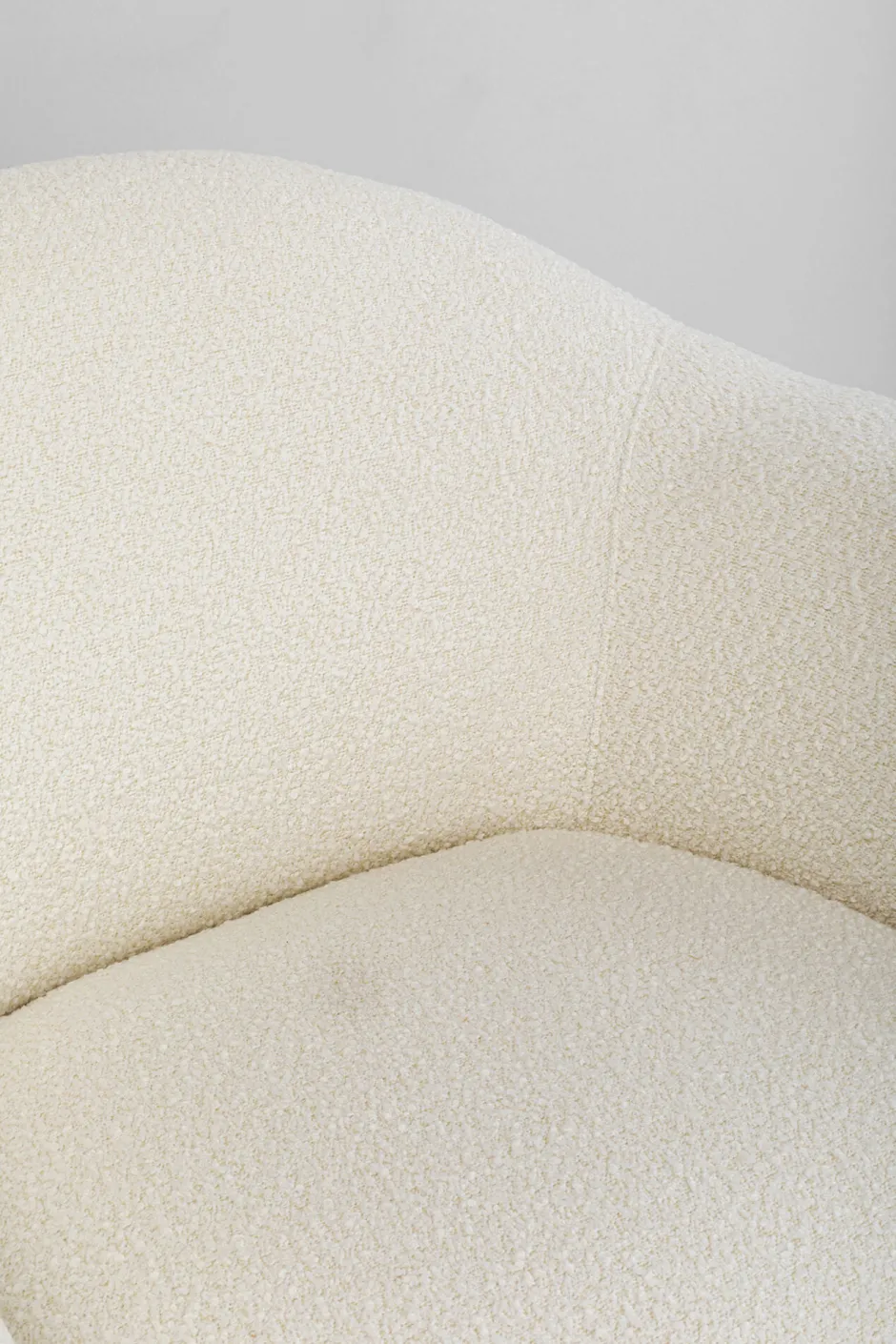 Flash Sale Fauteuil Dreamy Boucle Cream Kasten|Fauteuils