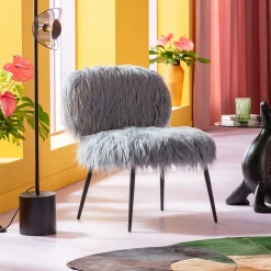 Clearance Fauteuil Hairy Blue Fauteuils|Tuinmeubelen