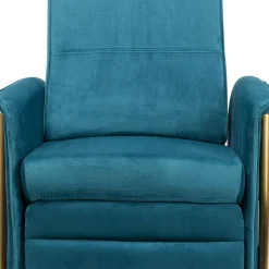Shop Fauteuil Lazy Fluweel Blauw Kasten|Fauteuils
