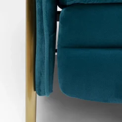 Shop Fauteuil Lazy Fluweel Blauw Kasten|Fauteuils