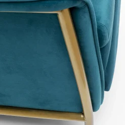 Shop Fauteuil Lazy Fluweel Blauw Kasten|Fauteuils