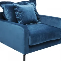 Outlet Fauteuil Lullaby Petrol-Blauw Kasten|Tuinmeubelen