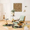 Sale Fauteuil Luna Hoog Groen Kasten|Fauteuils