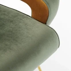 Sale Fauteuil Luna Hoog Groen Kasten|Fauteuils