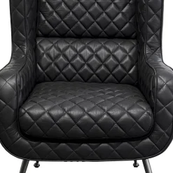 Cheap Fauteuil Nonna Smart Leather Black Kasten|Fauteuils