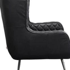 Cheap Fauteuil Nonna Smart Leather Black Kasten|Fauteuils
