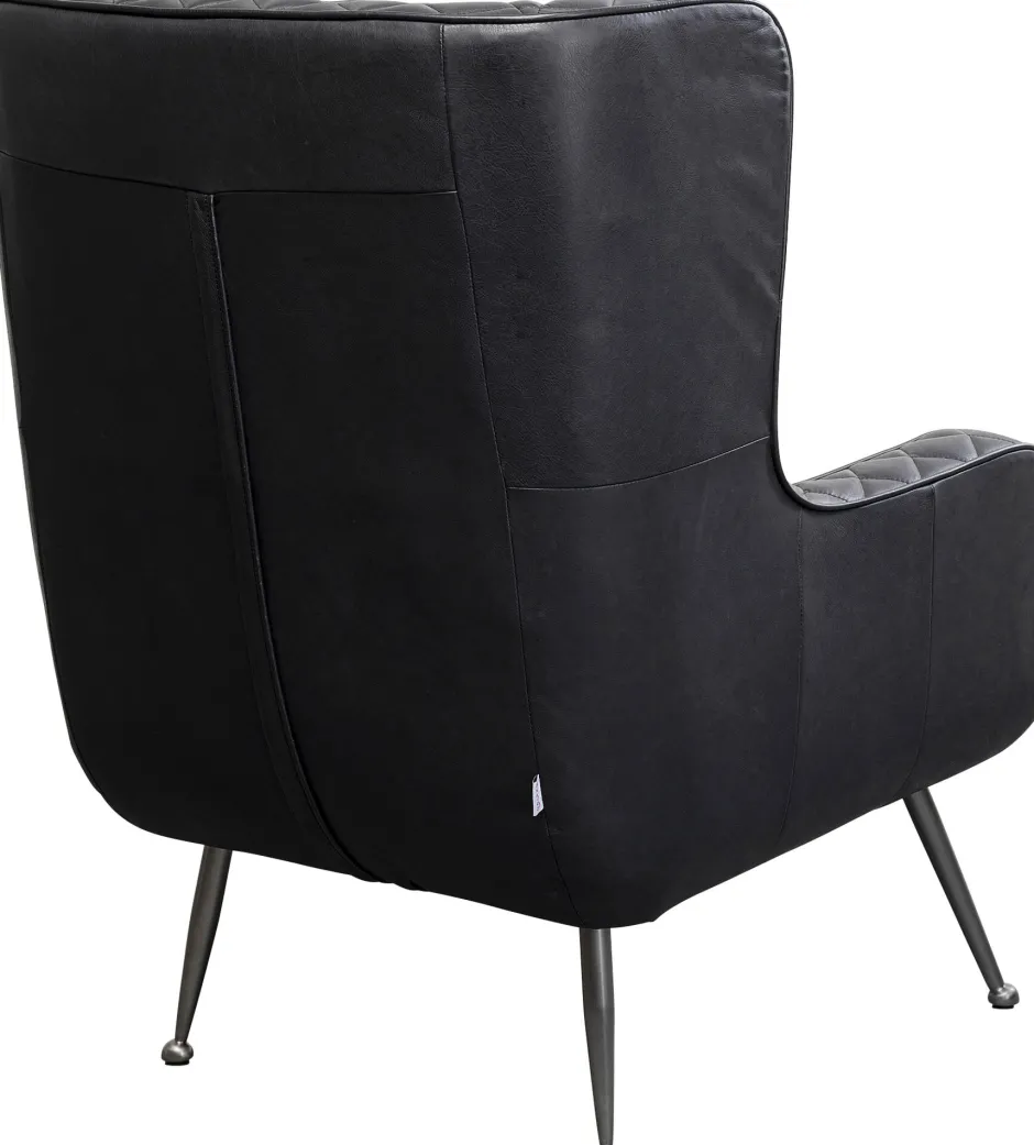 Cheap Fauteuil Nonna Smart Leather Black Kasten|Fauteuils