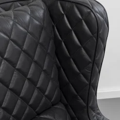 Cheap Fauteuil Nonna Smart Leather Black Kasten|Fauteuils