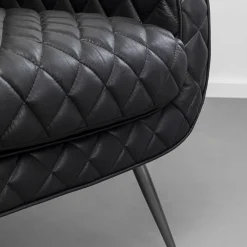Cheap Fauteuil Nonna Smart Leather Black Kasten|Fauteuils