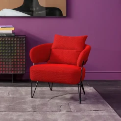 New Fauteuil Peppo Red Fauteuils|Tuinmeubelen