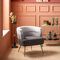 Outlet Fauteuil Sandwich Grijs Kasten|Fauteuils