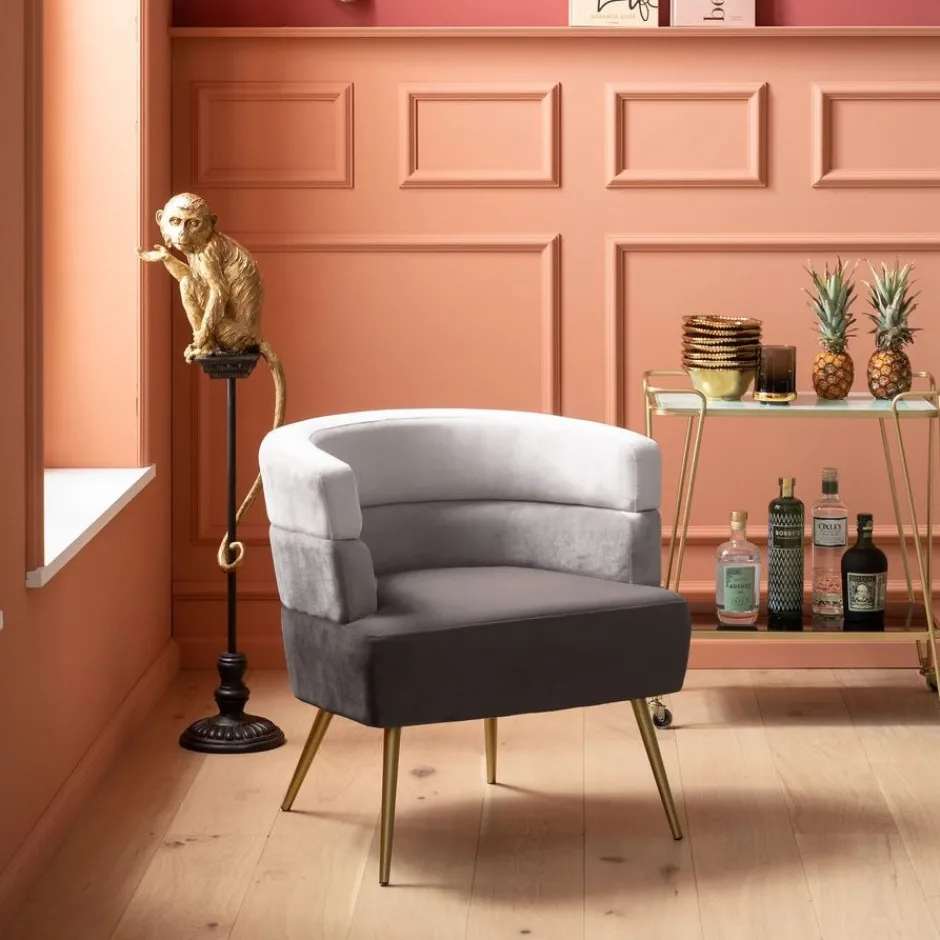 Outlet Fauteuil Sandwich Grijs Kasten|Fauteuils