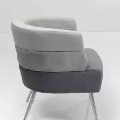 Outlet Fauteuil Sandwich Grijs Kasten|Fauteuils