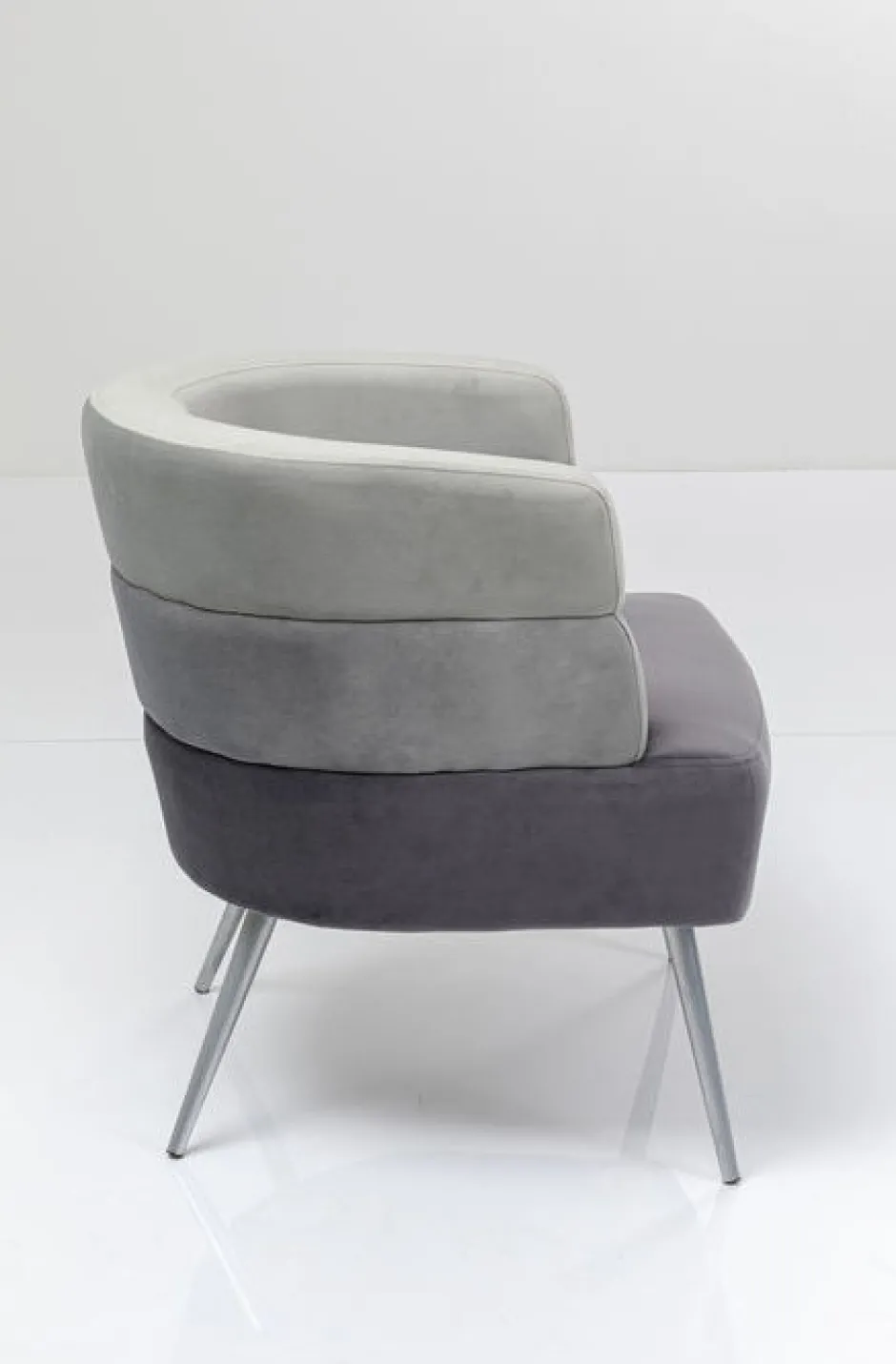 Outlet Fauteuil Sandwich Grijs Kasten|Fauteuils