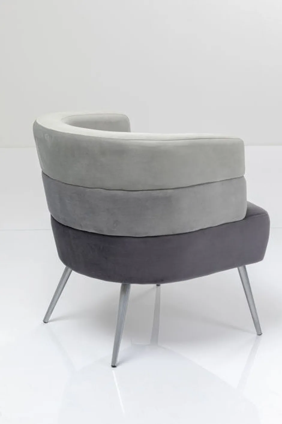 Outlet Fauteuil Sandwich Grijs Kasten|Fauteuils