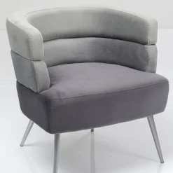 Outlet Fauteuil Sandwich Grijs Kasten|Fauteuils