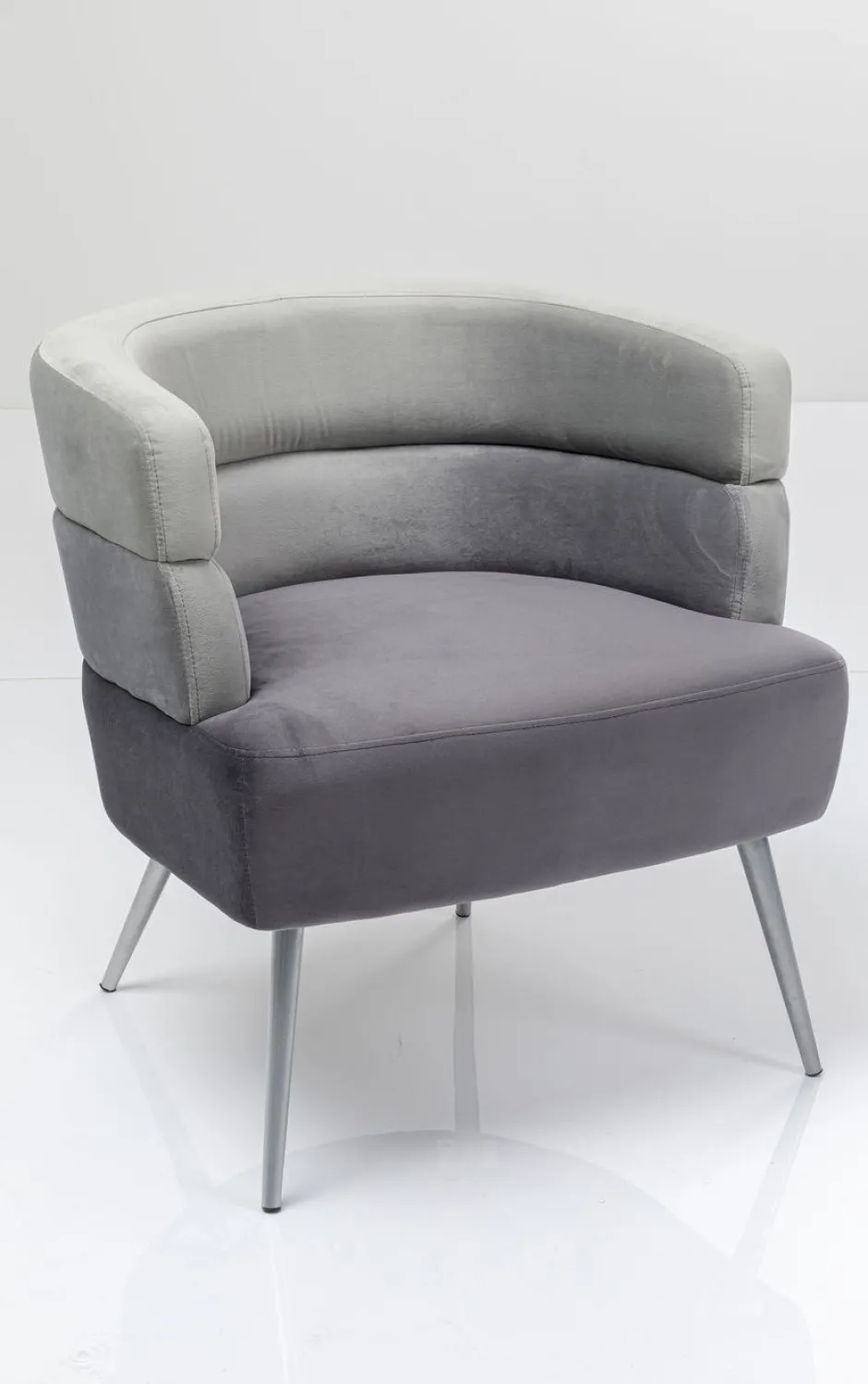Outlet Fauteuil Sandwich Grijs Kasten|Fauteuils