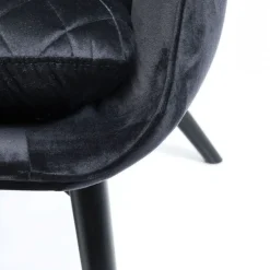 Best Fauteuil Tudor Fluweel Zwart Fauteuils