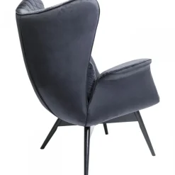 Best Fauteuil Tudor Fluweel Zwart Fauteuils