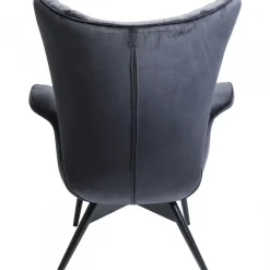 Best Fauteuil Tudor Fluweel Zwart Fauteuils