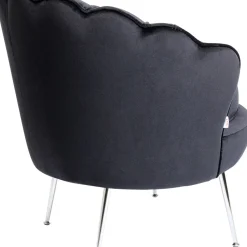 Fashion Fauteuil Water Lily Chrome Black Kasten|Fauteuils