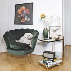 New Fauteuil Water Lily Donkergroen Fauteuils|Tuinmeubelen